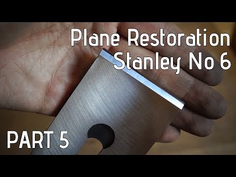 Stanley No 6 Fore Plane Restoration | Part 5 - Veritas replacement blade review and sharpening