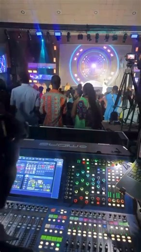 Midas on Instagram: "🎚️ Fader Friday in Kumasi 🇬🇭 Moses Salami (@mozey_soundcraft) holding it down at FOH on the Midas HD96-24, delivering the main mix at Calvary Charismatic Center in Kumasi, Ghana. Captured by Abraham Robert Asiedu for Sweet Muzic Pro Audio (@sweetmuzicgh), this is the HD96 doing exactly what it does best — clean, powerful, and confidently musical when it matters most. Big love to the engineers keeping live sound moving around the world 🙌 #FaderFriday #MidasHD96 #LiveSound