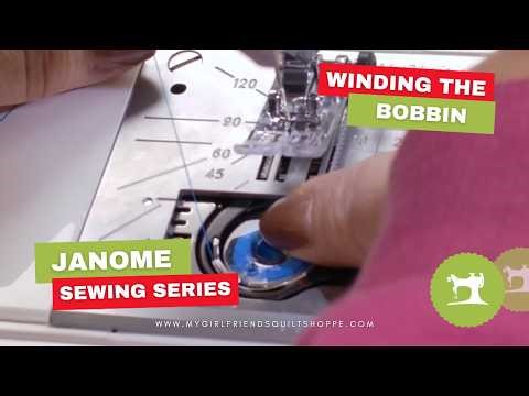 Janome Sewing Series: Winding the Bobbin | Threading + Setup (3160 & 2030)