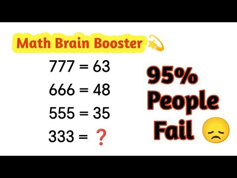 Only a Genius Can Solve This Puzzle in 20 Seconds! 🔥🧠 | Math Brain Booster Live
