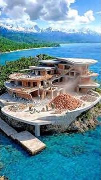 Dream Luxury Apartments | Inside $Million Luxury home Project Built on a Stunning Island #ytshorts