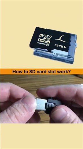 How to SD card 💾 slot work? #3dprinting #3d #engineering #mechanic #machine #mechanical