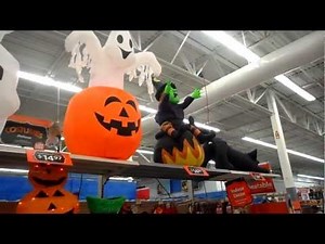 2012 HALLOWEEN 🎃 DISPLAY OF LATEST ITEMS FOR SALE AT WALMART KISSIMMEE FLORIDA 🇺🇸
