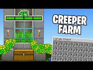 EASIEST AFK Creeper Gunpowder Farm In Minecraft 1.21! Java Tutorial