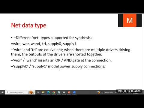 vlsi dft variable data types in verilog_part3