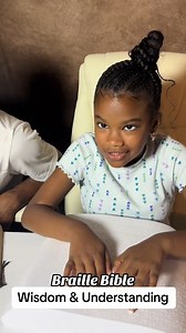 Incline Thine Ear Unti Wisdom, And Apply Thine Heart To Understanding - Proverbs 2:2 Video Credit: Armiah’s Unique Family #TeamArmiah #Fatherdaughter #Biblereading #Braille #GodisGood #Fyp #fypシ #Fye #Fy #happy #Reading #motivation #Bible #proverbs #GospelHotspot #GospelHotspotTV #BibleReading | Gospel Hotspot