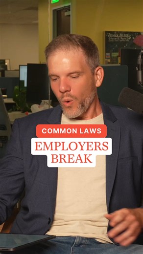 39K views · 406 reactions | Most common employment laws that companies break. #California #EmploymentLaw | D.Law | Facebook