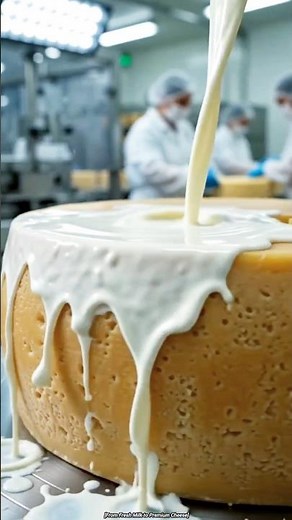 Inside a Modern Cheese Factory | Every Step of Cheese Production #CheeseFactory #CheeseProduction