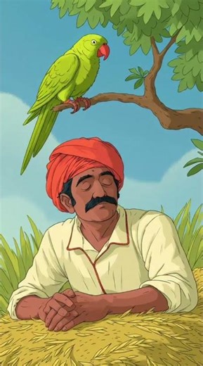 kisan ka chalak tota | tota aur kisan ki dosti