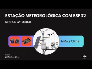 7.Estação Meteorológica com ESP32 - Sensor GY-ML8511