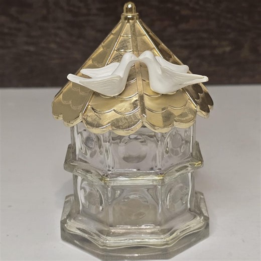 Avon Dovecote Field Flowers Perfume Bottle, Empty Glass Gazebo, Collectible Vanity Decor - Etsy