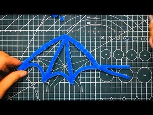 Craft pipe cleaner Dragon Making Example Tutorial -PART 04 - Dragon's wing making