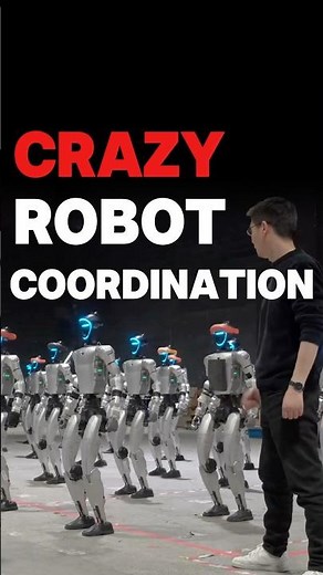 Unitree’s Incredible Coordination of an Army of Humanoid Robots #robotics #unitree #ai #humanoid