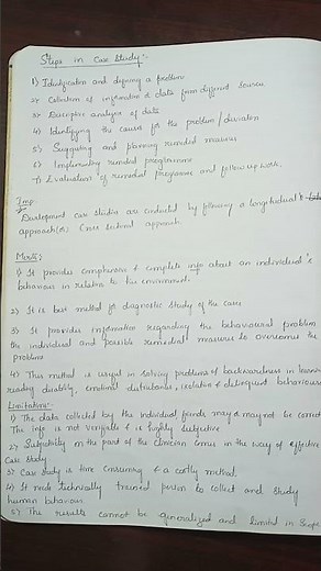 Psychology:-Case study method