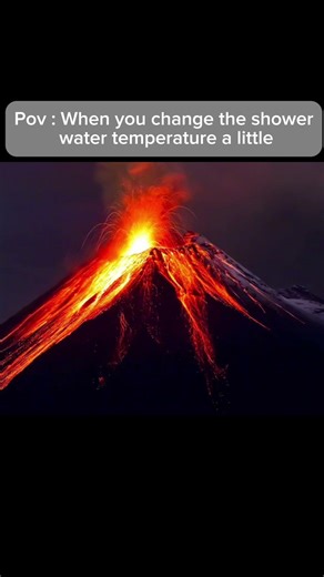 Pov: When you change the shower water temperature a little
