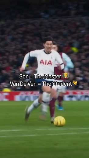 Son ran so Van de Ven could walk 🏃‍♂️💨 #Spurs #VanDeVen #HuengMinSon #ChampionsLeague #football #TottenhamHotspur | Prime Video Sport AUNZ
