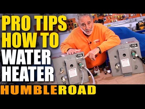 Pro tips on installing a water heater in your van.