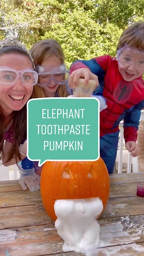 ELEPHANT TOOTHPASTE PUMPKIN EXPERIMENT 🎃