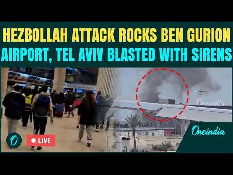 Iran Proxy Missiles FOOL Iron Dome? Hezbollah Rain BOMBS on Ben Gurion Airport LIVE: Israel In PANIC