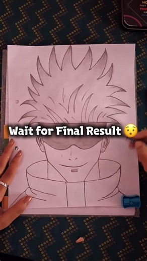 Infinite Void? ♾️ Drawing Gojo Satoru #shorts #anime #gojo #drawing #sketch #pawansingh #art