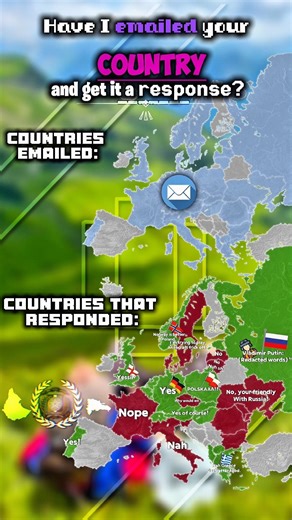 Have I ever emailed your country? 🇺🇳 #trending #map #geography #europe #maproom