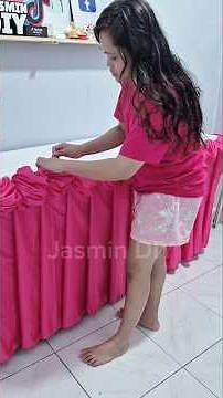 Simple and Easy Design Table Skirting Tutorial