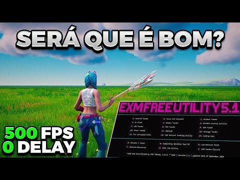 *EXM TWEAKS 5.1* A FERRAMENTA QUE OTIMIZA WINDOWS, REDUZ INPUTLAG, PING E DOBRA SEU FPS EM JOGOS!
