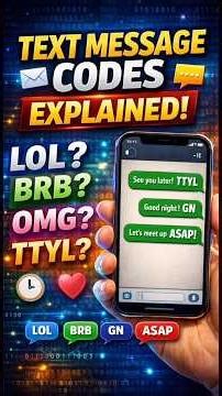 Secret Meaning of Message Alphabets 😲 | LOL, BRB, OMG Explained#TechShorts #MessageCodes #TechTips