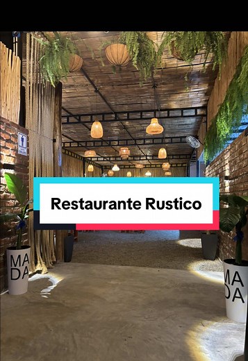 Restaurante Rústico Moderno: Diseño Acogedor y Natural