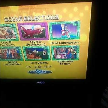 Scooby doo and the cyber chase DVD menu walkthrough