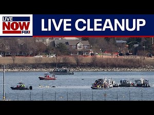 WATCH: DC plane and helicopter crash cleanup in the Potomac river