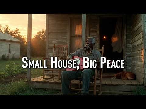 Small House, Big Peace | Simple Life Delta Blues (Old Soul Wisdom) | Delta Blues Brother