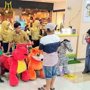 [Hot Item] Hansel Children Amusement Park Big Ride on Animals Stuffed Electric Battery Operated Ride Animal