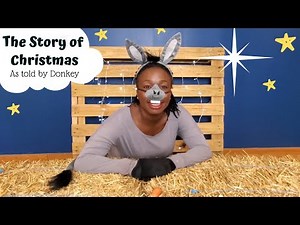 The Christmas Story | Christmas Nativity | Narrated by Donkey | Bible Christmas Story | Jesus birth