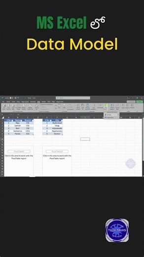 MS Excel లో How to use the Data Model | 1 Minute Shortcut Trick Part 1 | Tech Talks With Raju