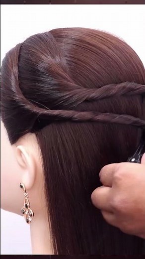 Simple & Easy hairstyle #hairstyle #easy #trending