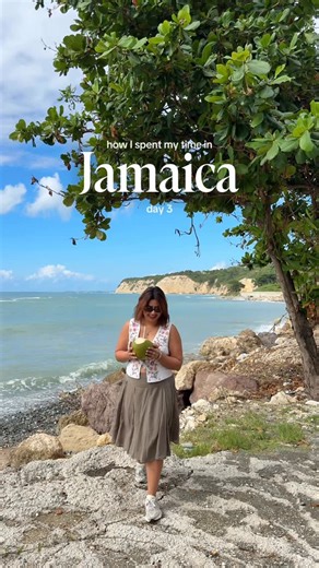 Lylaa Ali Shaikh on Instagram: "Day 3 was all about nature, history, and stepping outside my comfort zone 🇯🇲 Ad 🌊 Reggae Falls Some of the most magnificent waterfalls I’ve ever seen 🏛 Orange Park Great House A 1700s coffee plantation turned into the home and studio of iconic Jamaican artist Barrington Watson. Now a national monument filled with art, history, and unreal views over the hills and coastline 🍗 Roadside Jerk Chicken Absolutely fire. If you want real jerk in Jamaica - roadside is 