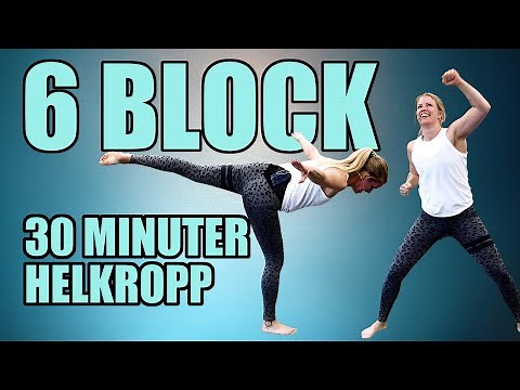 STYRKA för hela kroppen i sex olika block uppdelat på hela kroppen