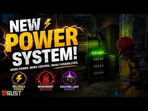 RUST Power Is Now a RESOURCE | How Our Rust Map Power System Works