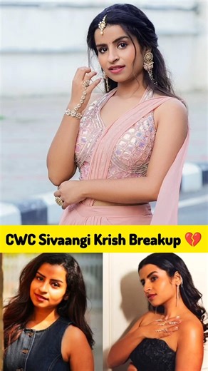 Sivaangi Krish Breakup story 😭💔 CWC shivangi krish #sivaangi #sivaangikrishnakumar #breakup