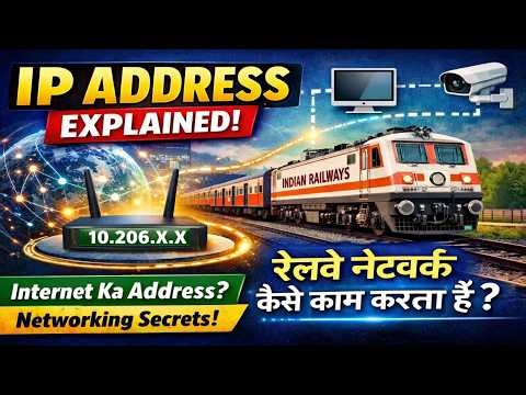 IP Addressing Explained: IPv4 vs IPv6 for Indian Railways S&T Staff (Hindi)