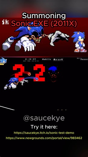 SauceK | SUMMONING SONIC.EXE (2011X) #sonic • • #sonicthehedgehog #sonicexe #pixelart #pixelartist #sonicfangame #sonicexecreepypasta #creepypasta... | Instagram