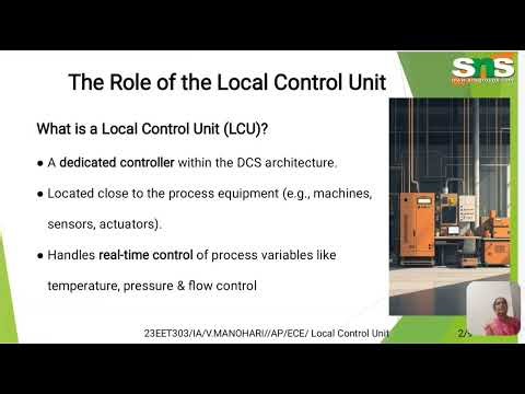 LOCAL CONTROL UNIT IN DCS I INDUSTRIAL AUTOMATION I SNS INSTITUTIONS