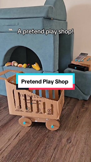 This DIY pretend play idea is easy to make for your kids at home, all you need is cardboard and Makedo! Thanks @nurture.play.learn.thrive for sharing 😍 #pretendplay #mymakedo #cardboard