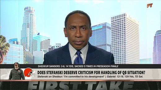 Dan Orlovsky doesn't believe Shedeur Sanders will start this NFL season. | ESPN First Take