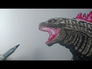 How to Draw Pink Godzilla In Godzilla vs Kong New Empire