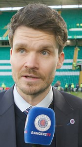 🎙️ Danny Röhl spoke to RangersTV about today’s performance, Youssef Chermiti’s development and the importance of Jack Butland’s leadership at the back. | Rangers FC