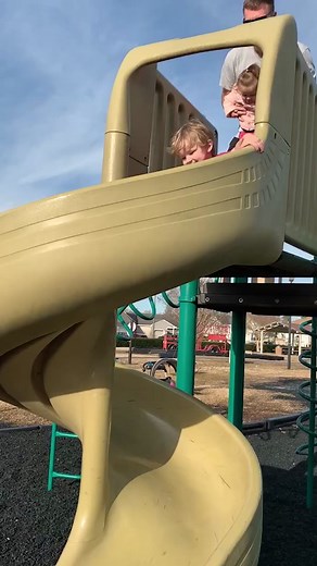 Sadie is a whole mood 🥲 #afv #slide #parenting #funny