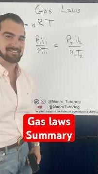 ⬆️ Gas laws full lesson ⬆️ ideal gas law combined gas law ideal gasses #chemistry #stem #physics