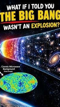 The Big Bang wasn’t an explosion. So… what actually happened? #space #bigbang #shorts #yt #universe